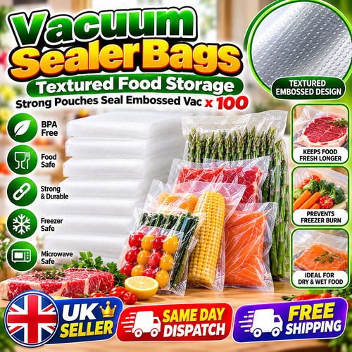 Vacuum sealer bags textured - vacuum,