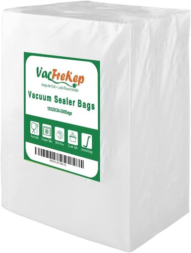 200 pack 15x25cm - 15x25cm, vacuum