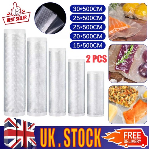 Pack vacuum food sealer bags - 2,