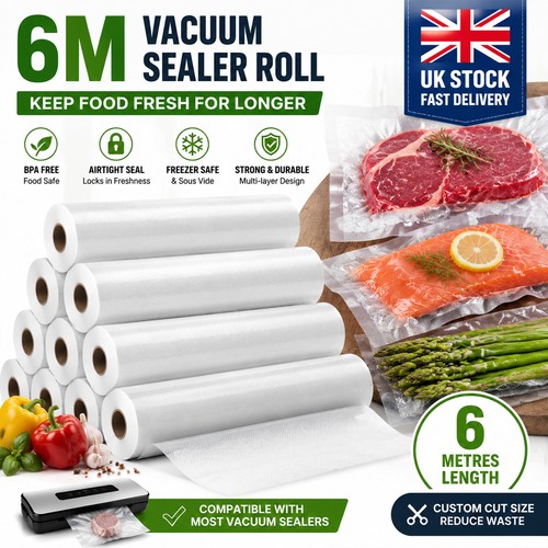 Vacuum sealer bags roll food - vacuum,